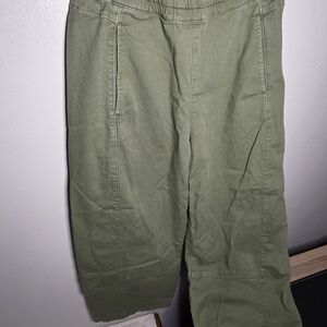 Pilcro Green Ankle Pants